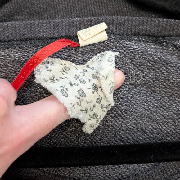 Element Grey Scoop Neck Sweater - Picture 4 of 5